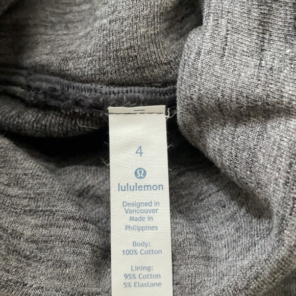 Lululemon | Heather Grey Turtleneck Sweater with Pockets - Picture 4 of 7